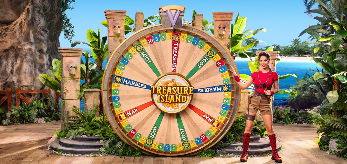 Treasure Island, Pragmatic Play live game show: Pirate 54-segment wheel with John Silver's Loot, Billy Bones' Map, Ben'sโฆ